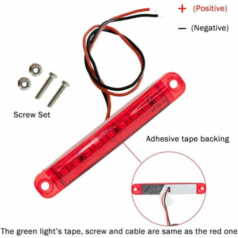 4 Pack Car NEW Boat Navigation Lights Waterproof Marine Utility Led Strip Lights 12-24V Universal 9 Led Light Bar For Boat
4 Pack Car NEW Boat Navigation Lights Waterproof Marine Utility Led Strip Lights 12-24V Universal 9 Led Light Bar For Boat