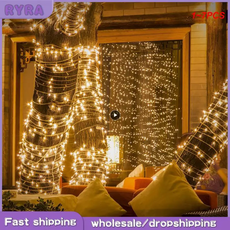 1~7PCS String Lights 10 20 30 50 100M Festoon Lamps Waterproof Fairy Lights Outdoor Garland Party Holiday Christmas Decoration
1~7PCS String Lights 10 20 30 50 100M Festoon Lamps Waterproof Fairy Lights Outdoor Garland Party Holiday Christmas Decoration