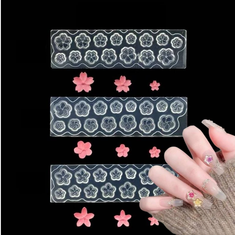 3 Piece 3D Nail Enhancement Silicone Mold Reusable Popular Versatile Rose Sakura Camellia Nail Decoration Nail Art
3 Piece 3D Nail Enhancement Silicone Mold Reusable Popular Versatile Rose Sakura Camellia Nail Decoration Nail Art