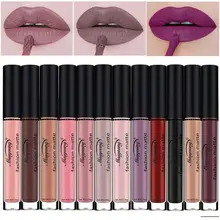 17 Color Sexy Black Matte Lipgloss Chocolate Liquid Lipstick Matte Long Lasting Waterproof Cosmetic Beauty Makeup Lip Glaze