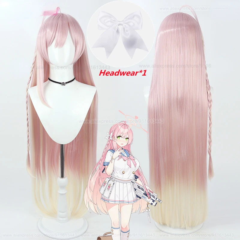 105cm Long Urawa Hanako Cosplay Wig Blue Archive Dual Color Gradient Straight Hair Cosplay Anime Wigs Heat Resistant Fibre Wigs
105cm Long Urawa Hanako Cosplay Wig Blue Archive Dual Color Gradient Straight Hair Cosplay Anime Wigs Heat Resistant Fibre Wigs