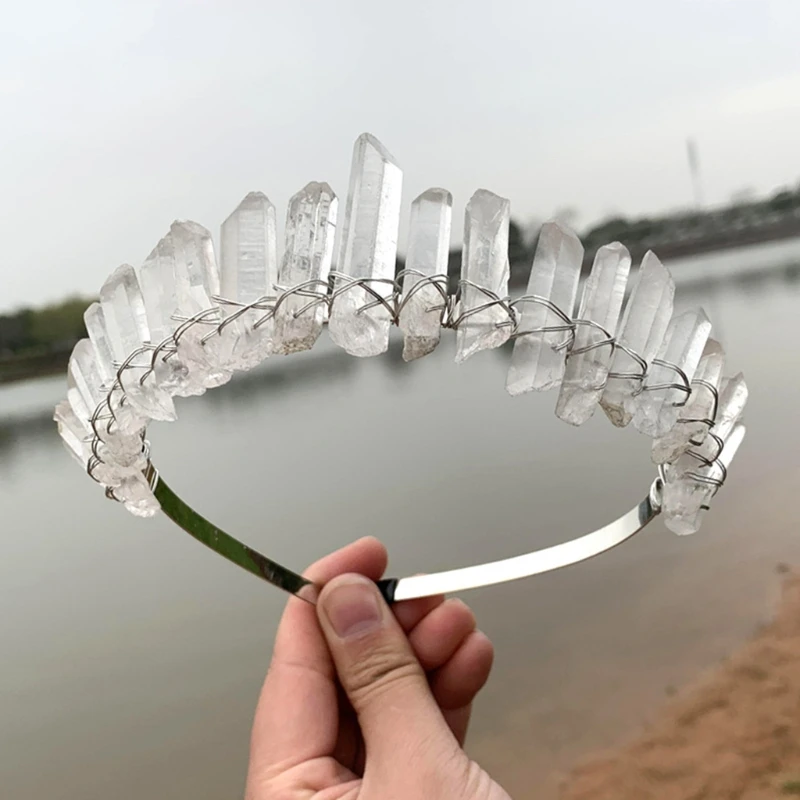 MXMB Headband Princess Headpiece Bridal Hair Adorments for Raw Stones Alloy Wire Entangle Daily Hair Decoration for Wo
MXMB Headband Princess Headpiece Bridal Hair Adorments for Raw Stones Alloy Wire Entangle Daily Hair Decoration for Wo