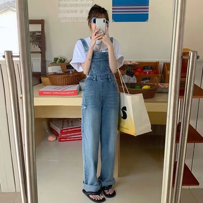 2023yk2 Retro Denim Overalls Korean Style Jumpsuit Street Loose Wide-Leg Pants Summer Slim Casual All-Match Female Long Elegant
2023yk2 Retro Denim Overalls Korean Style Jumpsuit Street Loose Wide-Leg Pants Summer Slim Casual All-Match Female Long Elegant