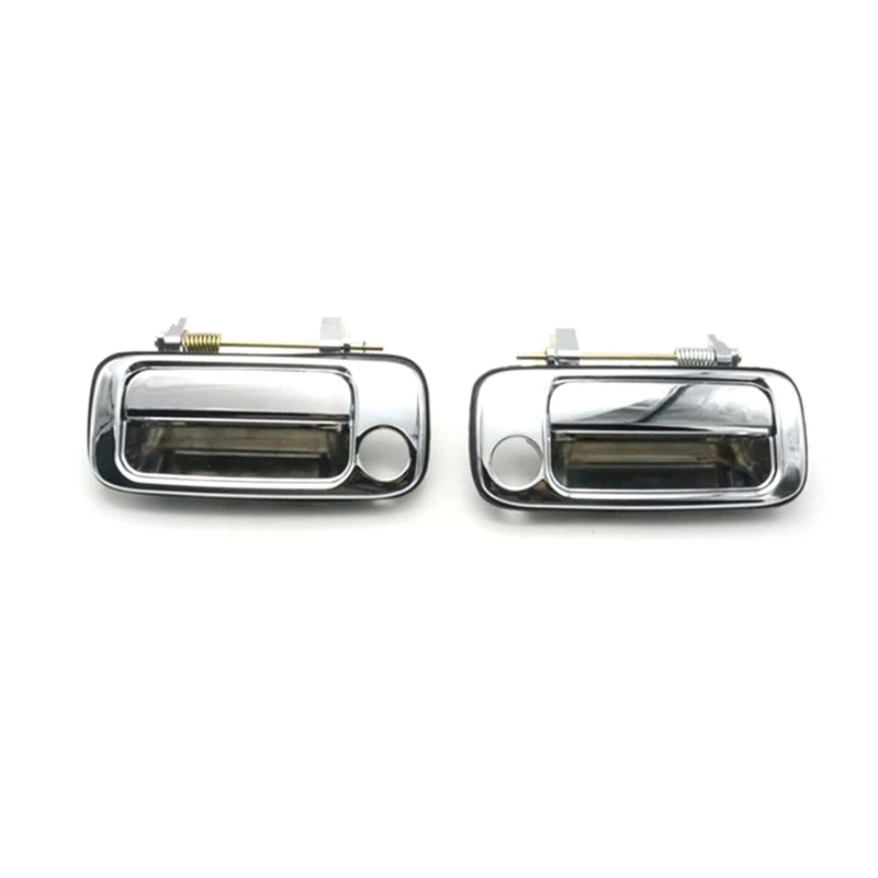 

4X Car Front Left+Right Exterior Outside Door Handle 69210-60010,69220-60010 For Toyota Land Cruiser 80 LC80 1991-1997