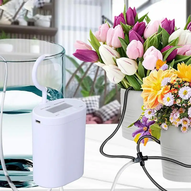 Indoor Intelligent High-Flow Auto Watering System Automatic Plant Waterer With Timer 2000mAh Plant Self Watering Device For Home
Indoor Intelligent High-Flow Auto Watering System Automatic Plant Waterer With Timer 2000mAh Plant Self Watering Device For Home