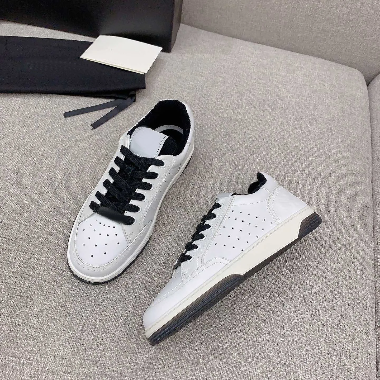 Fashion Trend Panda Shoes For Women Genuine Leather Round Toe Lace-Up Sneakers Flat Sports Casual Shoes
Fashion Trend Panda Shoes For Women Genuine Leather Round Toe Lace-Up Sneakers Flat Sports Casual Shoes