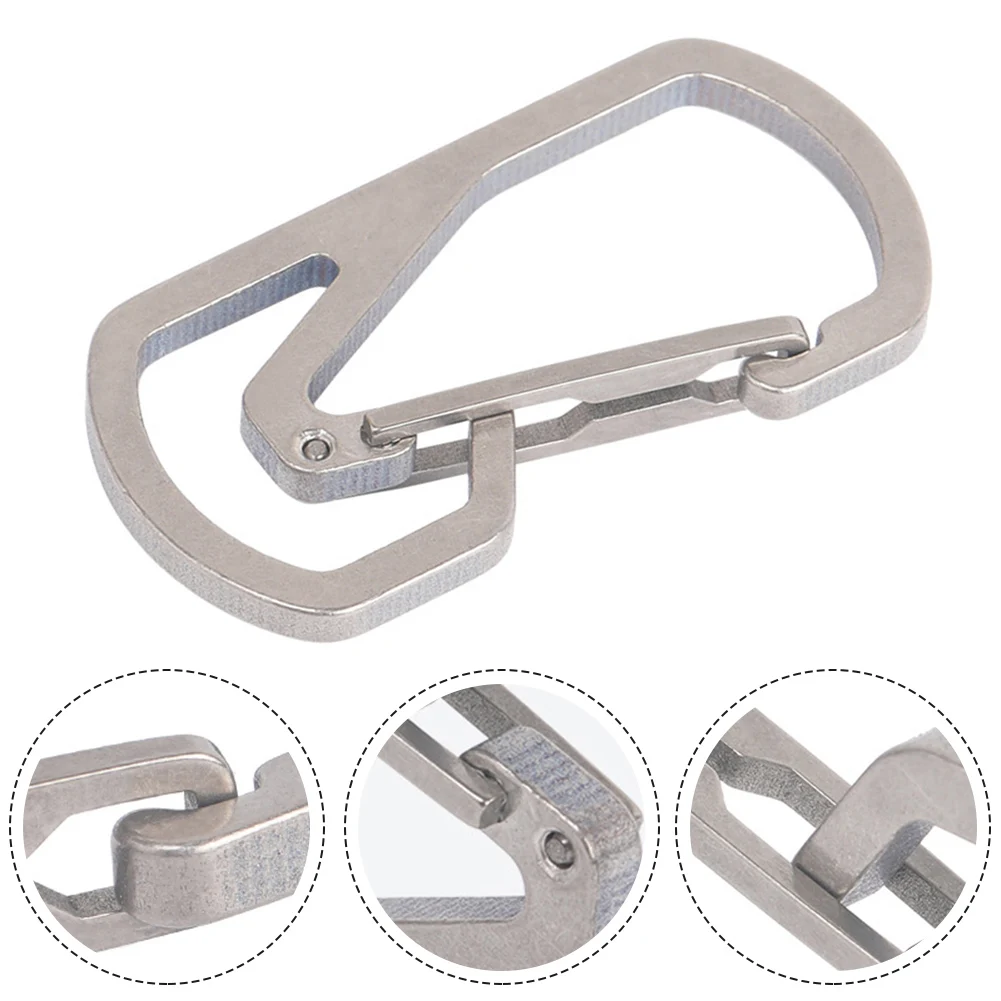 Ti Carabiner Key Chain Holder Clip Snap Buckle KeyRing Every Day Carry Tool For Camping Fishing Key Clips Lanyards Backpacks
Ti Carabiner Key Chain Holder Clip Snap Buckle KeyRing Every Day Carry Tool For Camping Fishing Key Clips Lanyards Backpacks