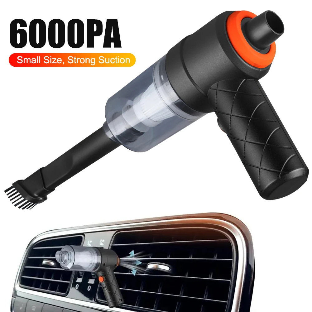 Wireless Car Vacuum Cleaner 6000PA Cordless Handheld Vacuum Rechargeable Cleaner Duster Washable Filter Home Car Cleaning Tool
Wireless Car Vacuum Cleaner 6000PA Cordless Handheld Vacuum Rechargeable Cleaner Duster Washable Filter Home Car Cleaning Tool