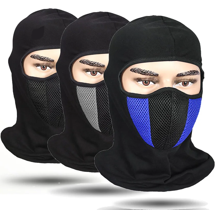 

Balaclava Full Face Mask Dustproof Headgear Men Breathable Sports Caps Cycling Hat Windproof Anti UV CS Hood Mask Cap