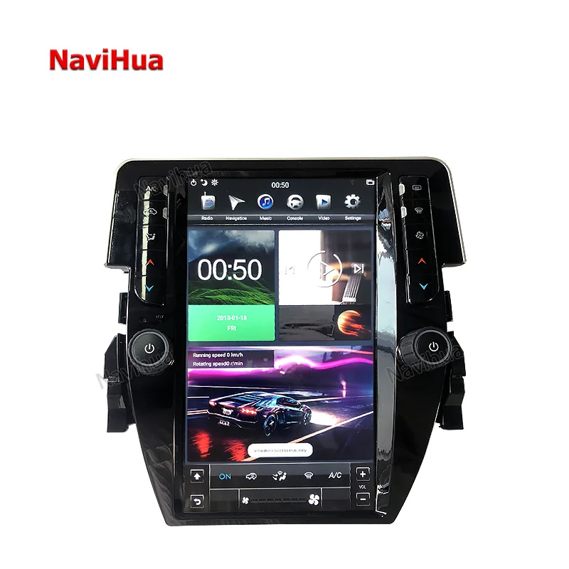 Автомобильная навигация Navihua, Автомобильная Мультимедийная система с GPS, DVD-плеером, радио, стерео, Android, вертикальным экраном для Honda Civic, новинка
Автомобильная навигация Navihua, Автомобильная Мультимедийная система с GPS, DVD-плеером, радио, стерео, Android, вертикальным экраном для Honda Civic, новинка