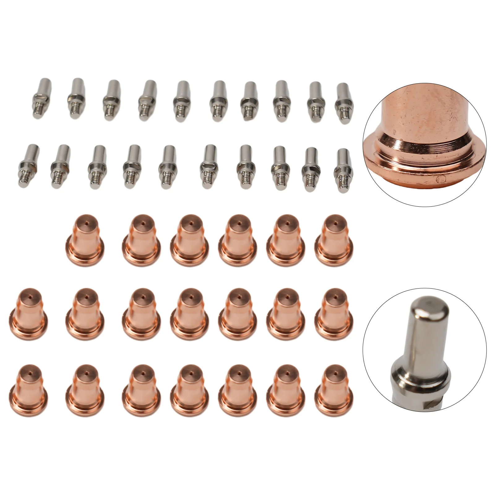 40pcs Plasma Torch Electrode Business Industrial CNC Metalworking Manufacturing Welding Soldering Equipment Nozzles
40pcs Plasma Torch Electrode Business Industrial CNC Metalworking Manufacturing Welding Soldering Equipment Nozzles