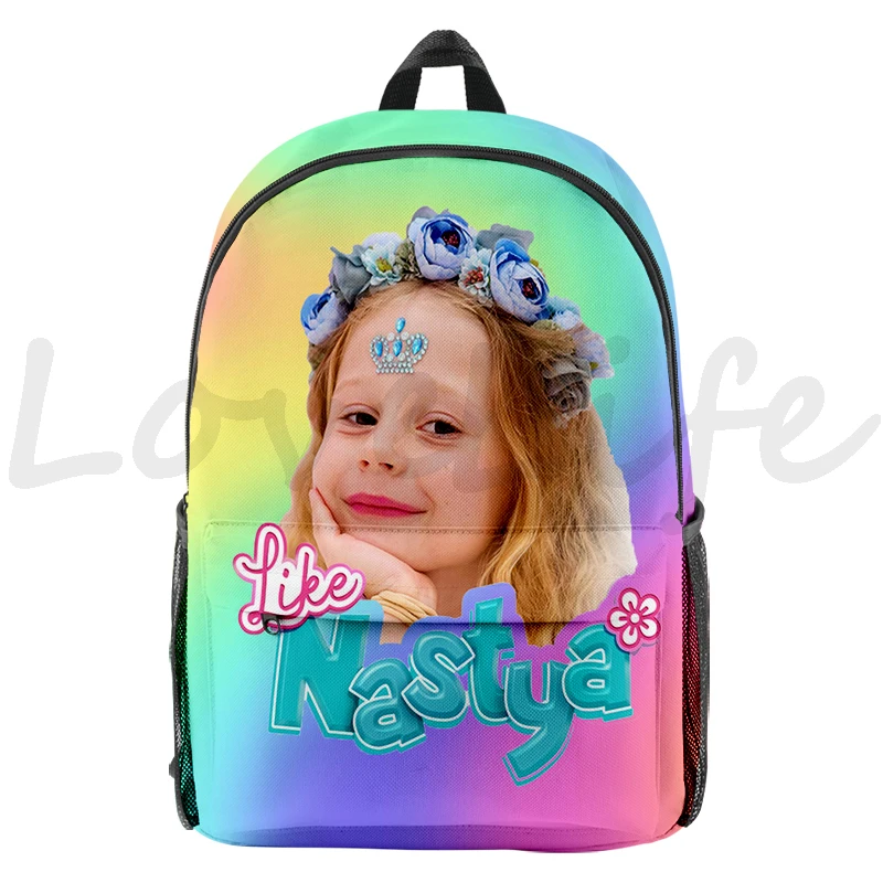 Like Nastya Backpack Cute Girls Bookbag Middle School Students Backpacks Kids Kawaii Schoolbag 3D Print Mochila 16 Inch Rucksack
Like Nastya Backpack Cute Girls Bookbag Middle School Students Backpacks Kids Kawaii Schoolbag 3D Print Mochila 16 Inch Rucksack