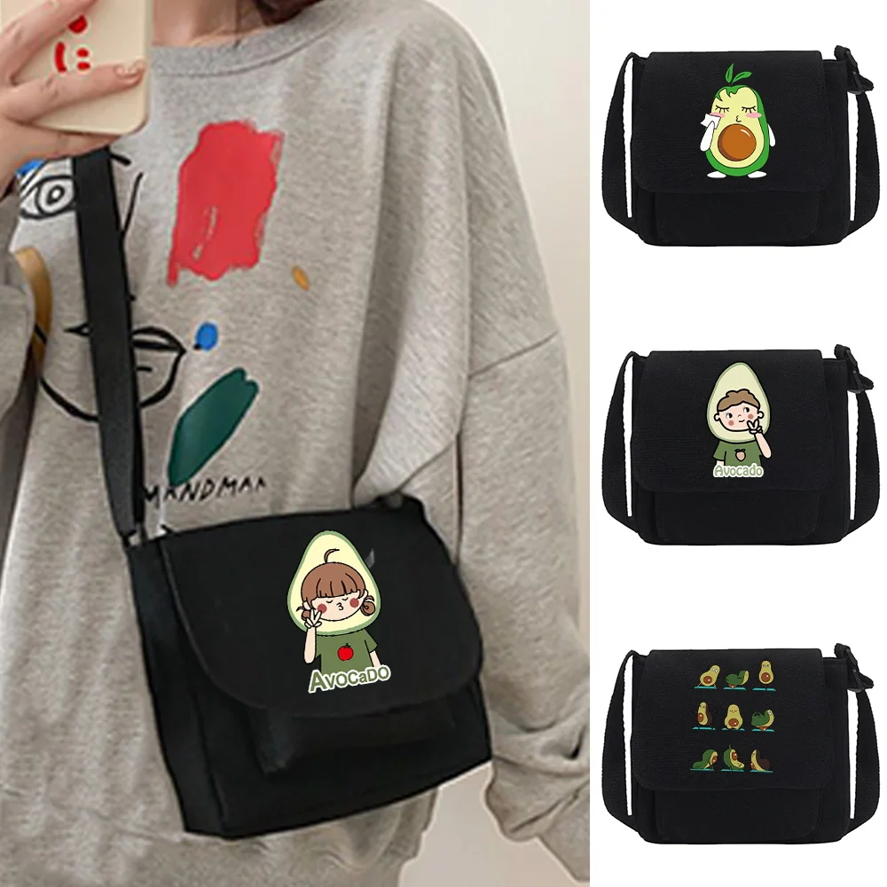 Avocado Printed Messenger Bags Canvas Diagonal Cross Bag Youth Fashion Casual Version Ladies Large Capacity Shoulder Bag Women's
Avocado Printed Messenger Bags Canvas Diagonal Cross Bag Youth Fashion Casual Version Ladies Large Capacity Shoulder Bag Women's
