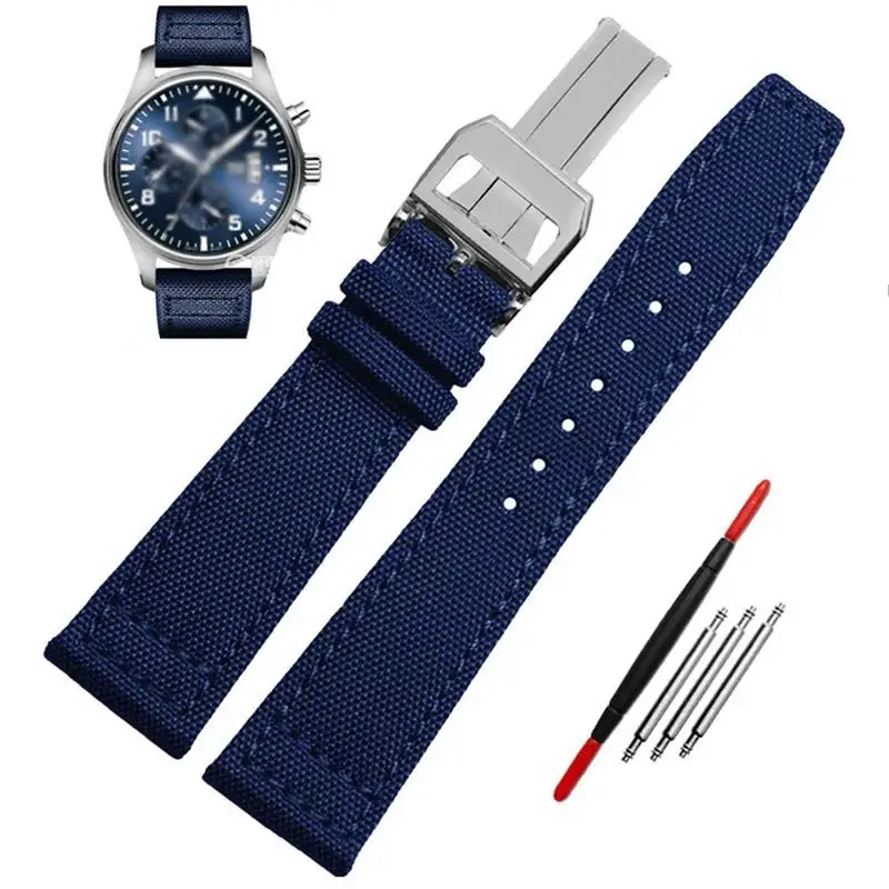 COE Nylon Watchbands For IWC IW377724 IW371614 Watch Strap 20mm 21mm 22mm Bracelet Black Armygreen Blue Canvas Wrist Belt Watch
COE Nylon Watchbands For IWC IW377724 IW371614 Watch Strap 20mm 21mm 22mm Bracelet Black Armygreen Blue Canvas Wrist Belt Watch
