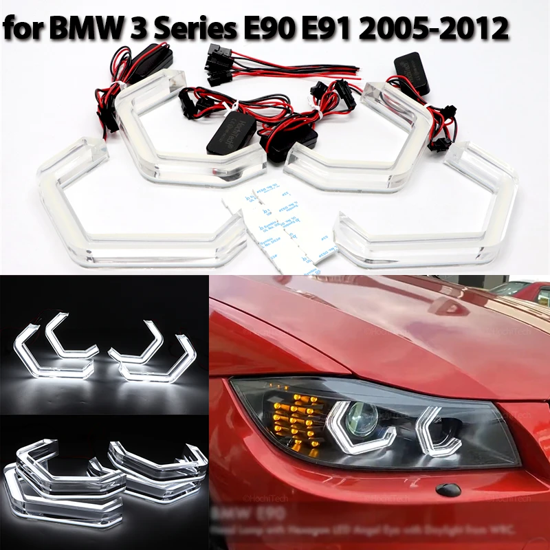 LED Crystal Angel Eyes M4 Style DRL Halo Rings for BMW 3 series E90 E91 316i 318i 320i 320si 323i 325i 328i 330i 335i 316d 04-11
LED Crystal Angel Eyes M4 Style DRL Halo Rings for BMW 3 series E90 E91 316i 318i 320i 320si 323i 325i 328i 330i 335i 316d 04-11