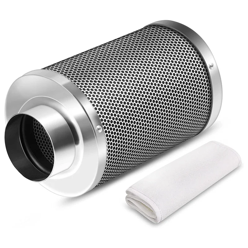 4 Inch Air Carbon Filter Odor Control, Reversible Flange, Pre-Filter Included, Smelliness Scrubber for Grow Tent Rooms
4 Inch Air Carbon Filter Odor Control, Reversible Flange, Pre-Filter Included, Smelliness Scrubber for Grow Tent Rooms