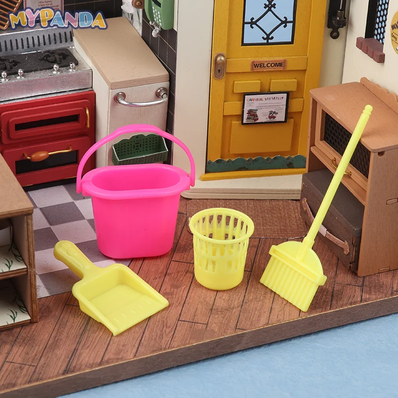 4Pcs 1/12 Dollhouse Miniature Cleaning Tools Set Dollhouse Furniture Decoration Dolls House Accessories Pretend Play Toys
4Pcs 1/12 Dollhouse Miniature Cleaning Tools Set Dollhouse Furniture Decoration Dolls House Accessories Pretend Play Toys