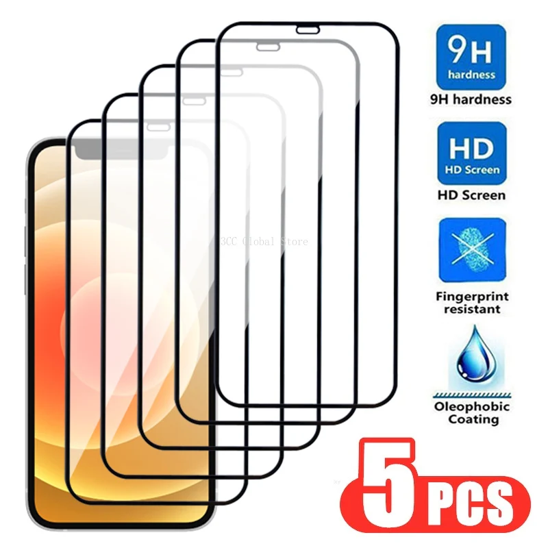 5Pcs 9H Protection Glass For iPhone 14 15 Plus 12 13 Mini 11 Pro Max XS XR Screen Protector For iphone 15 Pro 7 8Plus XR XS Film
5Pcs 9H Protection Glass For iPhone 14 15 Plus 12 13 Mini 11 Pro Max XS XR Screen Protector For iphone 15 Pro 7 8Plus XR XS Film