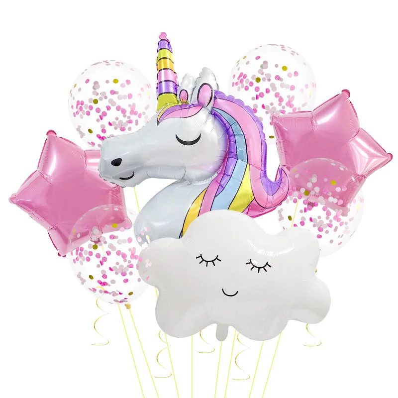 1set Unicorn Themed Party Balloons Cloud Foil Balloons Girls 1 Year Old Unicorn Birthday Party Decorations Baby Shower Balls
1set Unicorn Themed Party Balloons Cloud Foil Balloons Girls 1 Year Old Unicorn Birthday Party Decorations Baby Shower Balls