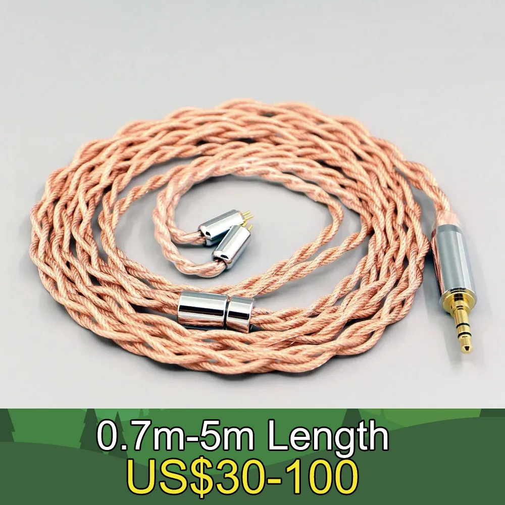 

Graphene 7N OCC Shielding Coaxial Mixed Earphone Cable For 0.78mm Flat Step JH Audio JH16 Pro JH11 Pro 5 6 7 BA LN007788