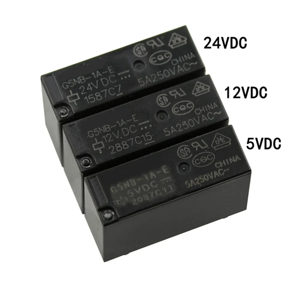 5PCS 5V/12V/24V Small Relay G5NB-1A-E-5VDC G5NB-1A-E-12VDC G5NB-1A-E-24VDC 5VDC 12VDC 24VDC 5A DC Relay Module
5PCS 5V/12V/24V Small Relay G5NB-1A-E-5VDC G5NB-1A-E-12VDC G5NB-1A-E-24VDC 5VDC 12VDC 24VDC 5A DC Relay Module