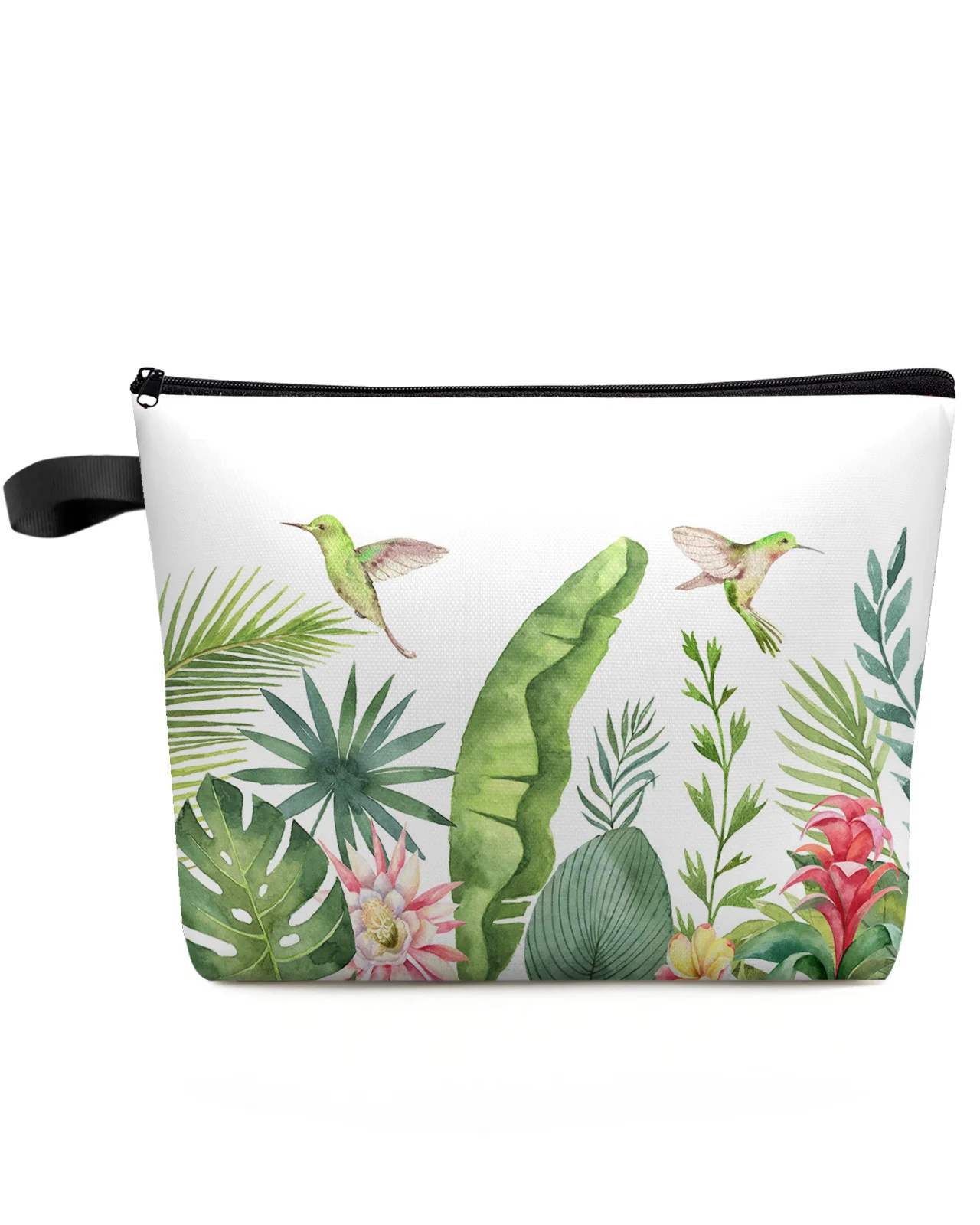 

INS Style Tropical Plants Palm Leaves Makeup Bag Pouch Travel Essentials Women Cosmetic Bags Organizer Storage Pencil Case