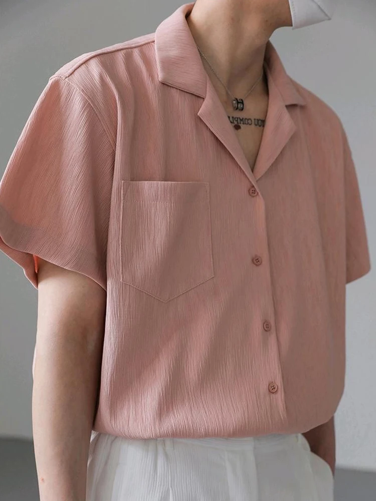 Рубашка мужская однотонная с коротким рукавом, модная повседневная Уличная одежда, винтажная дизайнерская с воротником на пуговицах и карманами, лето
Рубашка мужская однотонная с коротким рукавом, модная повседневная Уличная одежда, винтажная дизайнерская с воротником на пуговицах и карманами, лето