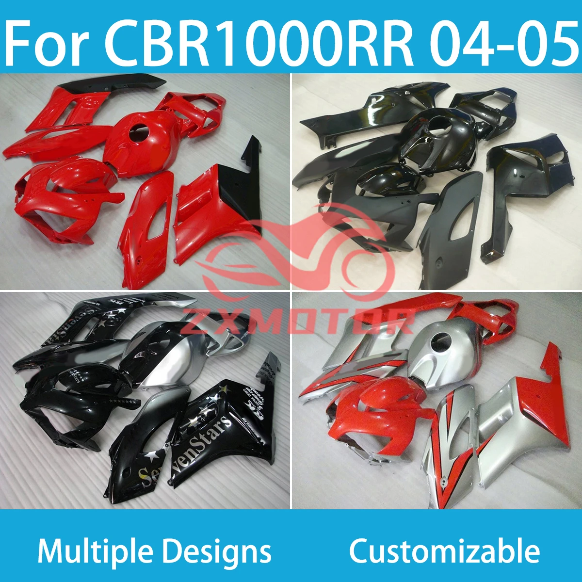CBR 1000RR 2004 2005 Пластиковые обтекатели ZXMT для мотоциклов HONDA CBR1000RR 04 05, Бесплатный комплект обтекателей на заказ
CBR 1000RR 2004 2005 Пластиковые обтекатели ZXMT для мотоциклов HONDA CBR1000RR 04 05, Бесплатный комплект обтекателей на заказ