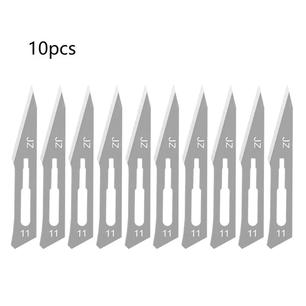 20Pcs Carbon Steel-Scalpel Blades + 2Pcs Handle Surgical-Medical Practicing Cutting Blade DIY Cutting PCB Repair Hand Tools Set
20Pcs Carbon Steel-Scalpel Blades + 2Pcs Handle Surgical-Medical Practicing Cutting Blade DIY Cutting PCB Repair Hand Tools Set