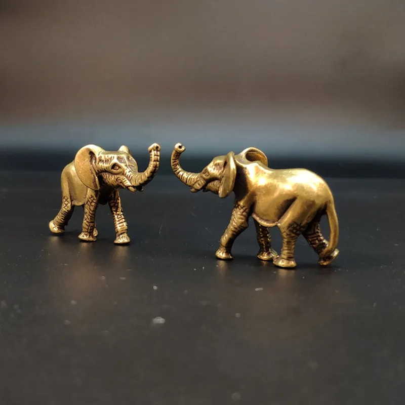 Vintage Copper Cute Animal Elephant Statue Desktop Decoration Ornaments Metal Brass Crafts Figurines Miniatures Bronze Crafts
Vintage Copper Cute Animal Elephant Statue Desktop Decoration Ornaments Metal Brass Crafts Figurines Miniatures Bronze Crafts