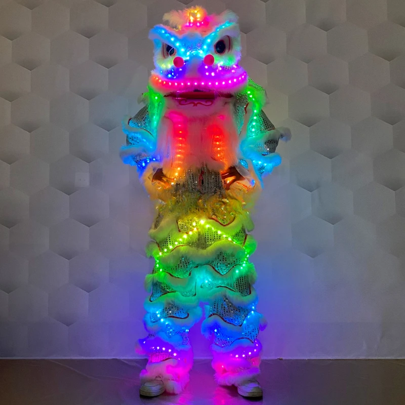 

Luminous Lion Suit Doll Clothing Bar Mammon Clothing Performance Suit Single Lion Suit