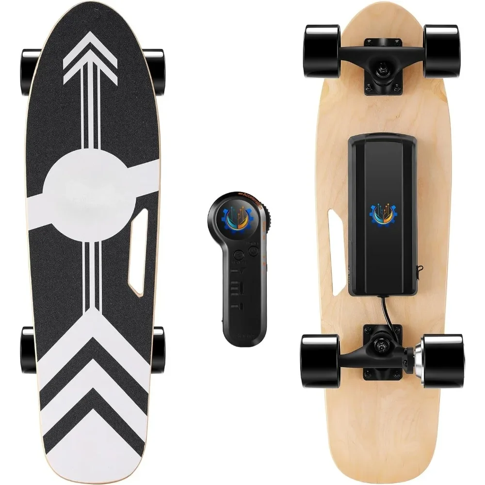 

Electric Skateboards for Adults Teens,Electric Longboard with Remote,350W 12.4MPH,8 Miles Max Range,220lbs Max Load E Skateboard