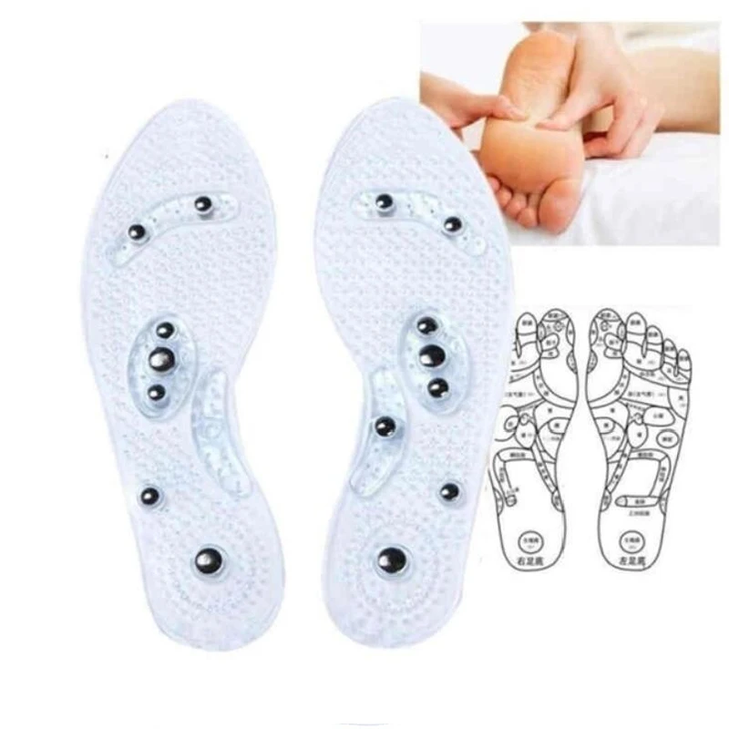 

Weight Loss Foot Massage Health Care Shoes Mat Pad Acupuncture Massaging Insole Sole Magnetic Therapy Slimming Insoles 1pair