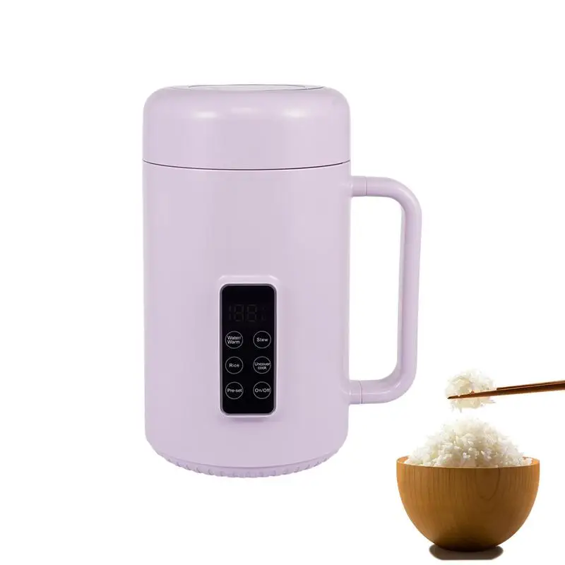 

1000ml Electric Stew Pot Portable Cooking Kettle Electric Rice Cooker Porridge Soup Travel Heating Cup For Home And Travelling