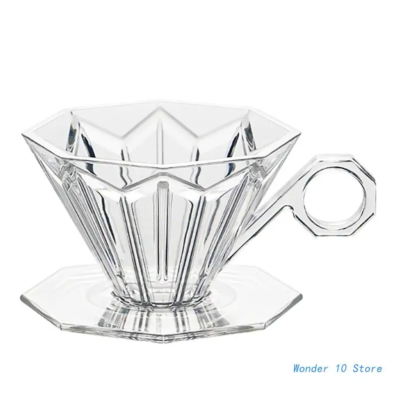 

Многоразовая капельница для кофе, портативная полимерная кофейная воронка, фильтрующая чашка, Легкая ручная кофеварка, простая в использовании