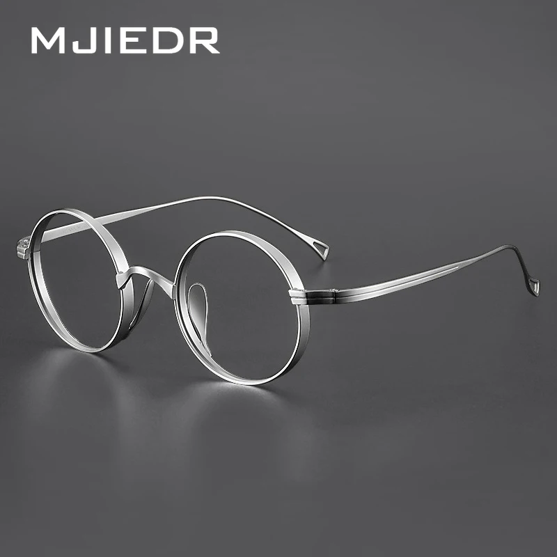 

High Quality Titanium Prescription Glasses Frames Men Women Luxury Retro Round Eyeglass Frame Fashion Designer Eyewear