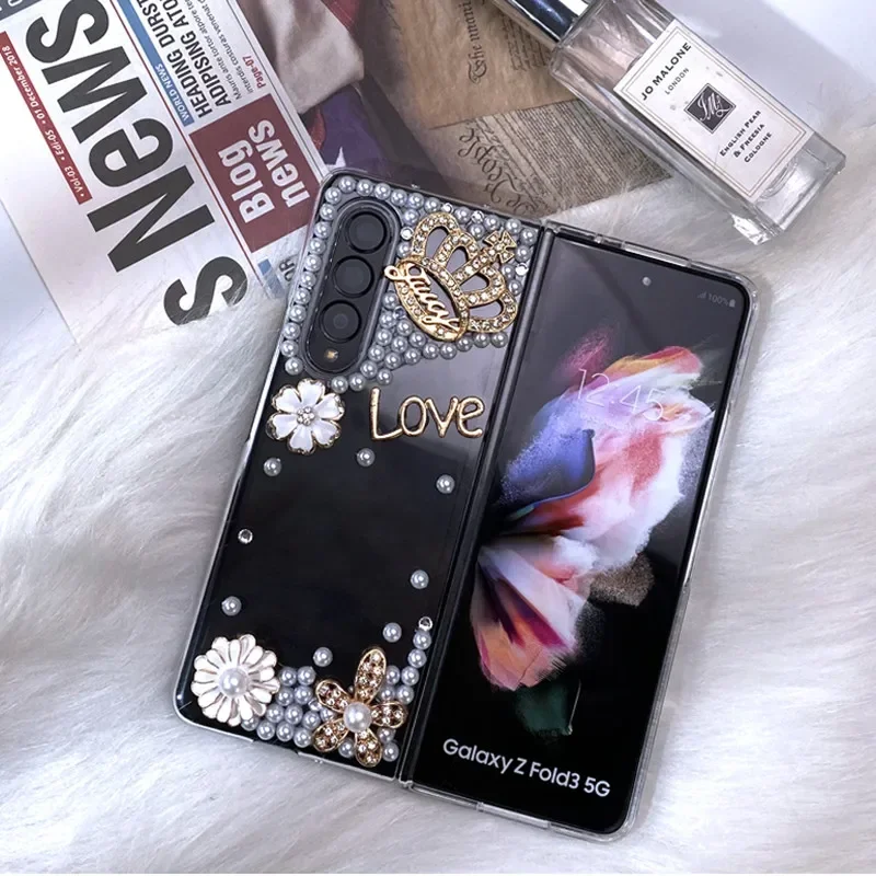 Luxury Bling Crystal Diamond Case Cover for Samsung Galaxy Z Fold 5, Z Fold 4, Z Fold 3, Flower Crown, Fashion
Luxury Bling Crystal Diamond Case Cover for Samsung Galaxy Z Fold 5, Z Fold 4, Z Fold 3, Flower Crown, Fashion