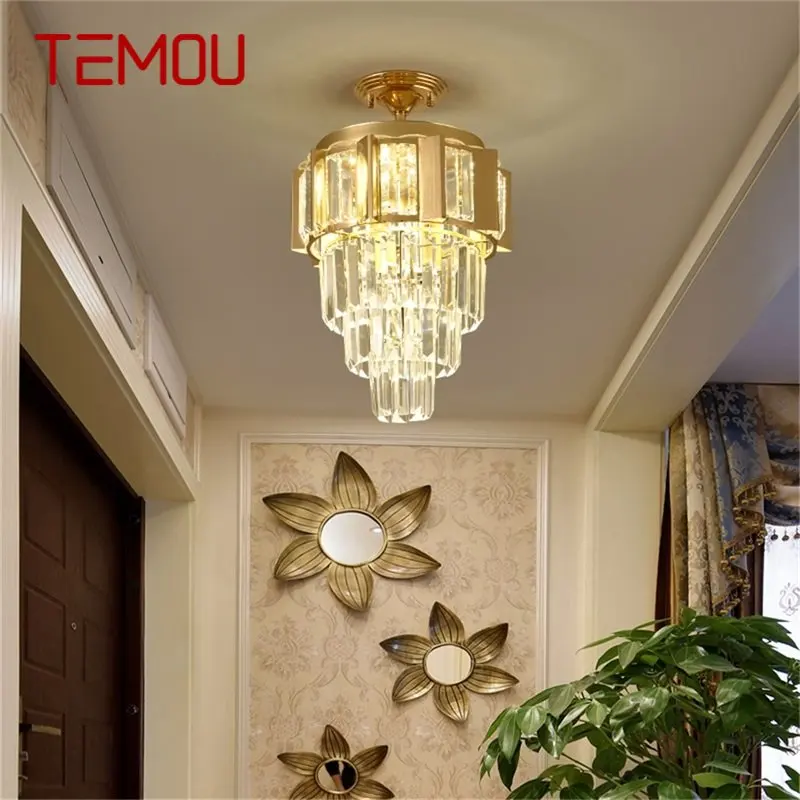 TEMOU Chandelier Lamp Fixtures Crystal Pendant Light Postmodern Luxury Home LED for Aisle Corridor
TEMOU Chandelier Lamp Fixtures Crystal Pendant Light Postmodern Luxury Home LED for Aisle Corridor