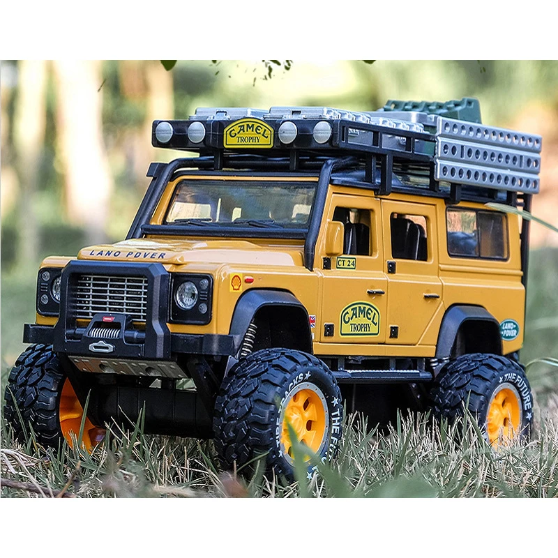 

1:28 Toys Car Trucks SUV Alloy Model Diecast Vehicles Cross Country Car Kids Children Gifts Collection Simulation Toys For Boys