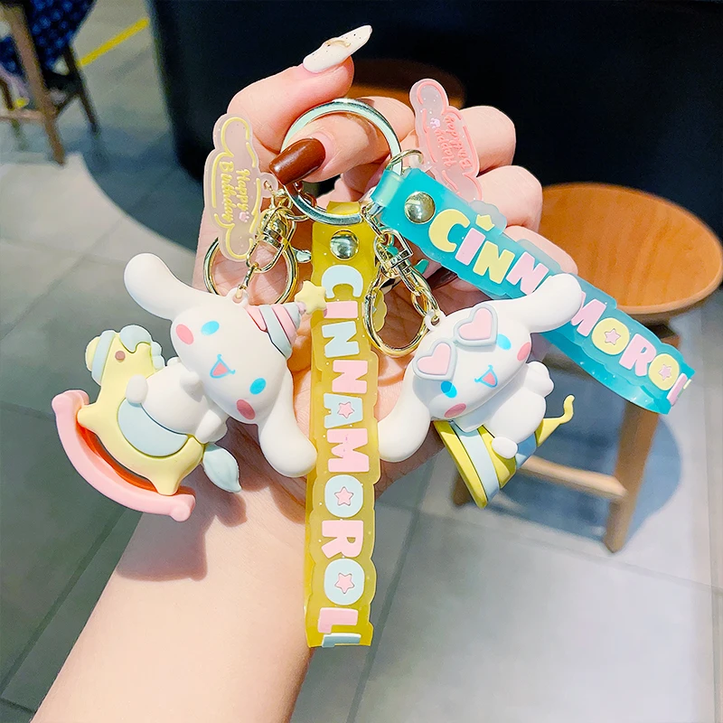Sanrio Anime Keychain Kawaii Cinnamoroll Party Style Cartoon Car Decoration Key Ring Women Bag Pendant Ornaments Doll Kid Gift
Sanrio Anime Keychain Kawaii Cinnamoroll Party Style Cartoon Car Decoration Key Ring Women Bag Pendant Ornaments Doll Kid Gift