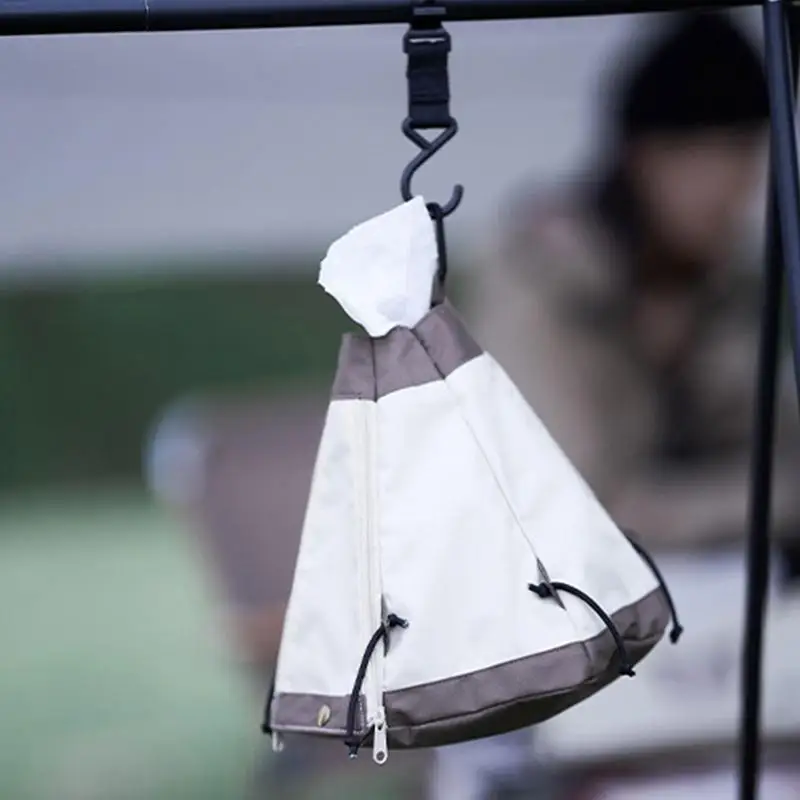 

Креативный держатель для салфеток в форме палатки, Портативная сумка для хранения бумаги в рулоне, подвесной держатель для салфеток, аксессуары для кемпинга
