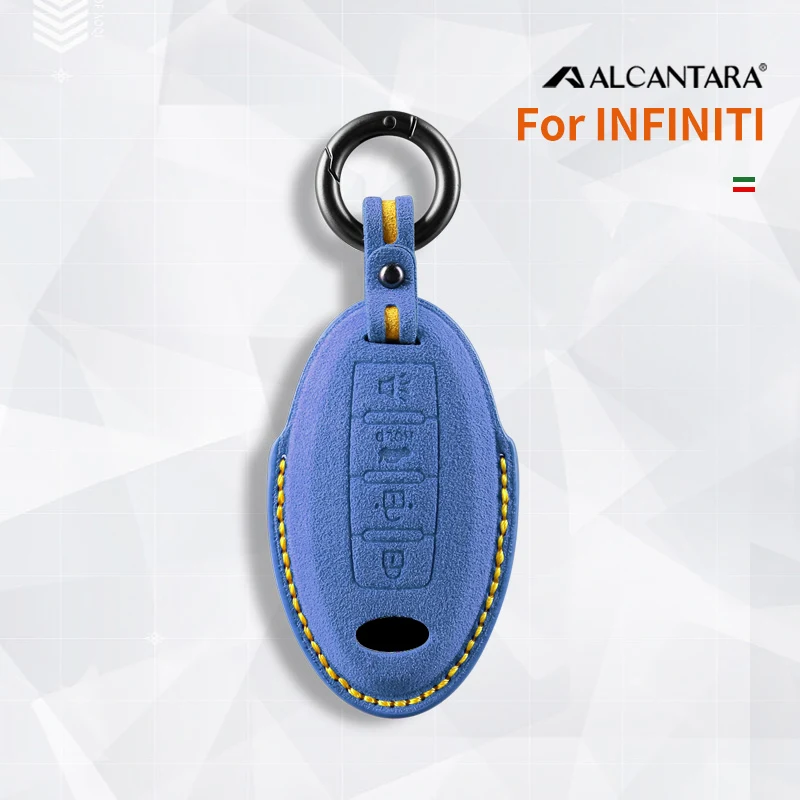 For Infiniti FX35 QX50 Q40 Q60 Q70 Q80l Alcantara Suede Car Key Protective Case Buckle 4 Button Keychain Accessories
For Infiniti FX35 QX50 Q40 Q60 Q70 Q80l Alcantara Suede Car Key Protective Case Buckle 4 Button Keychain Accessories