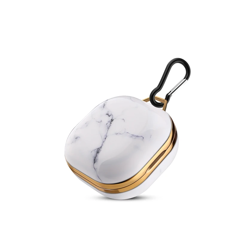 

Luxury Electroplated Marble Earphone Case For Samsung Galaxy Buds Live Wireless Bluetooth Headset Protector Cover