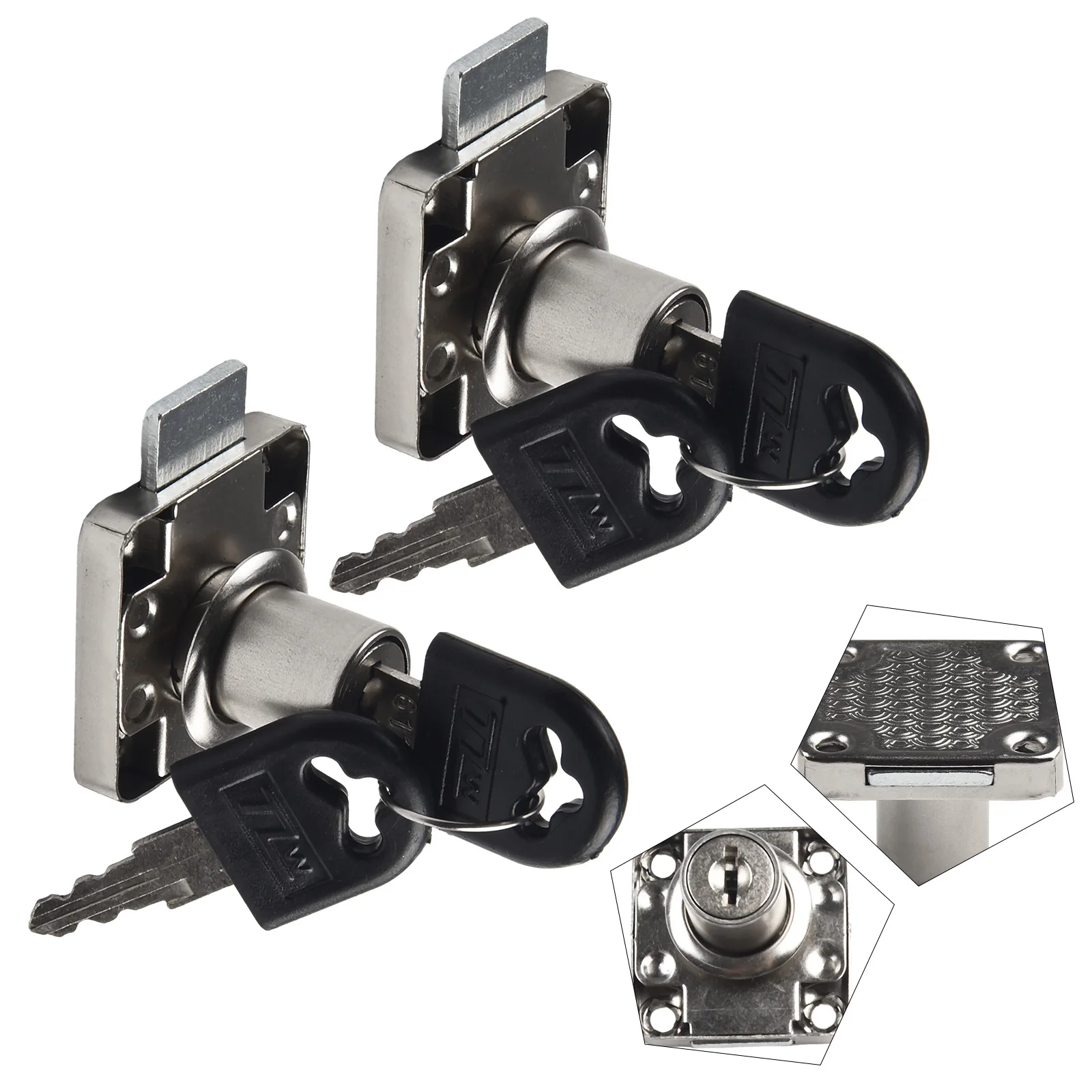 2 PCS Furniture Drawer Lock Desk Wardrobe Cabinet Door Locks Bedside Bookcase Cam Lock Matching Key Cabinet Furniture Hardware
2 PCS Furniture Drawer Lock Desk Wardrobe Cabinet Door Locks Bedside Bookcase Cam Lock Matching Key Cabinet Furniture Hardware