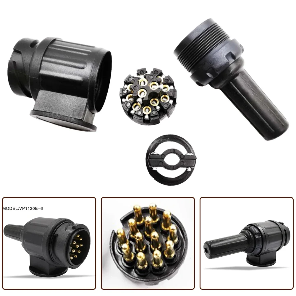 13 Pin Trailer Plug 12V Waterproof Electronic Towbar Adapter For Truck RV 2024 Hot Sale Brand New And High Quality
13 Pin Trailer Plug 12V Waterproof Electronic Towbar Adapter For Truck RV 2024 Hot Sale Brand New And High Quality