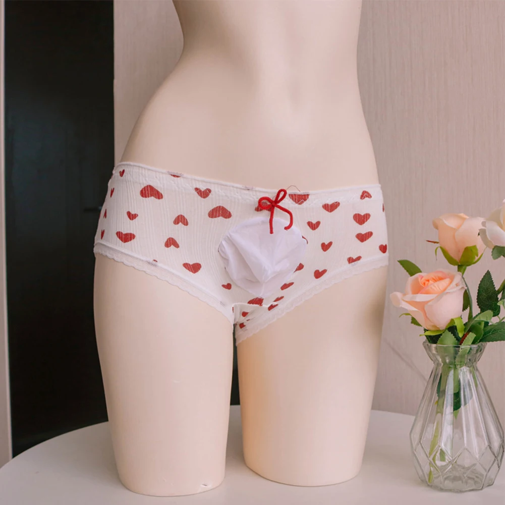 Heart Print Sissy Pouch Panties Men Crossdress Lingerie Briefs See through Elastic Peni Sleeve Underwear Night Club Gay Wear
Heart Print Sissy Pouch Panties Men Crossdress Lingerie Briefs See through Elastic Peni Sleeve Underwear Night Club Gay Wear
