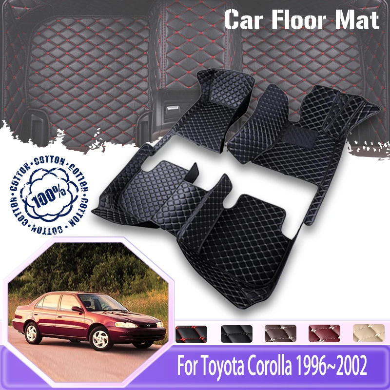 

Автомобильные коврики для Toyota Corolla E110 1996 ~ 2002 седан кожаные коврики автомобильный коврик напольные коврики для автомобилей Автомобильные аксессуары