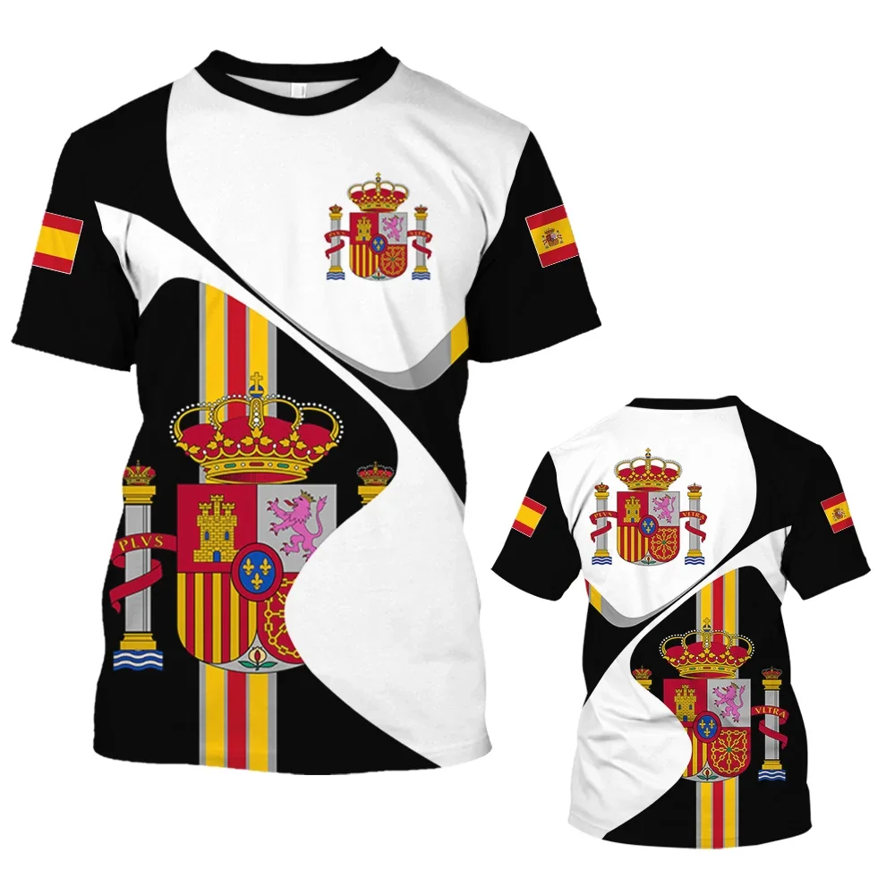 Vintage Spain T-shirt For Men 3D Flag Spanish Graphic Print T Shirt Oversized Short Sleeve Tops T-Shirt Men Clothing Tops Tees
Vintage Spain T-shirt For Men 3D Flag Spanish Graphic Print T Shirt Oversized Short Sleeve Tops T-Shirt Men Clothing Tops Tees