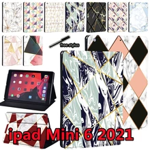 Case for Apple for IPad Mini 6 8.3" 2021 A2567 A2568 A2569 Funda Anti-fall Stand Leather Shape Pattern Tablet Cases for Mini 6
Case for Apple for IPad Mini 6 8.3" 2021 A2567 A2568 A2569 Funda Anti-fall Stand Leather Shape Pattern Tablet Cases for Mini 6