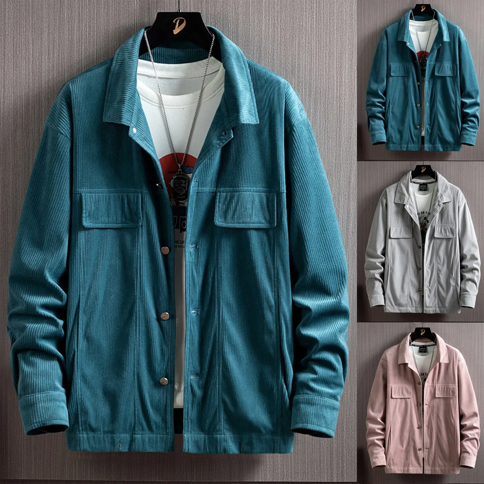 2023 Winter Men's Jacket Autumn New Corduroy Youth Trend Fashion Casual Coat Wear Streetwear Vintage Clothes Chaquetas Hombre
2023 Winter Men's Jacket Autumn New Corduroy Youth Trend Fashion Casual Coat Wear Streetwear Vintage Clothes Chaquetas Hombre